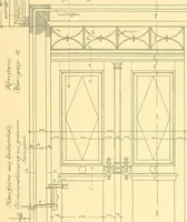 An illustration from Kunsthandwerkliche Details von Bavten vnd deren Einrichtvngen avs der Zeit von 1750-1850 (1911)