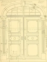 An illustration from Kunsthandwerkliche Details von Bavten vnd deren Einrichtvngen avs der Zeit von 1750-1850 (1911)