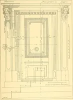 An illustration from Kunsthandwerkliche Details von Bavten vnd deren Einrichtvngen avs der Zeit von 1750-1850 (1911)