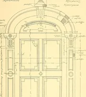 An illustration from Kunsthandwerkliche Details von Bavten vnd deren Einrichtvngen avs der Zeit von 1750-1850 (1911)