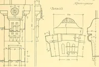 An illustration from Kunsthandwerkliche Details von Bavten vnd deren Einrichtvngen avs der Zeit von 1750-1850 (1911)