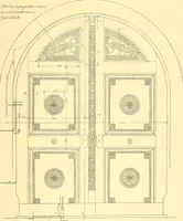 An illustration from Kunsthandwerkliche Details von Bavten vnd deren Einrichtvngen avs der Zeit von 1750-1850 (1911)