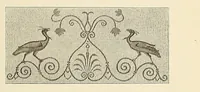 An illustration from Künstlerische Entwicklung der Weberei und Stickerei innerhalb des europäischen Kulturkreises vonder spätantiken Zeit bis zum Beginne des XIX. Jahrhundertes, mit Ausschluss der Volkskunst (1904)