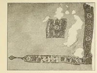 An illustration from Künstlerische Entwicklung der Weberei und Stickerei innerhalb des europäischen Kulturkreises vonder spätantiken Zeit bis zum Beginne des XIX. Jahrhundertes, mit Ausschluss der Volkskunst (1904)