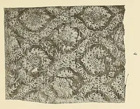 An illustration from Künstlerische Entwicklung der Weberei und Stickerei innerhalb des europäischen Kulturkreises vonder spätantiken Zeit bis zum Beginne des XIX. Jahrhundertes, mit Ausschluss der Volkskunst (1904)