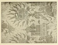 An illustration from Künstlerische Entwicklung der Weberei und Stickerei innerhalb des europäischen Kulturkreises vonder spätantiken Zeit bis zum Beginne des XIX. Jahrhundertes, mit Ausschluss der Volkskunst (1904)