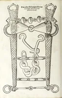 Picture 15 of 34 from Künstlicher Bericht vnd allerzierlichste Beschreybung des edlen, vhesten, vnnd hochberümbten Ehrn Friderici Grisonis Neapolitanischen hochlöblichen Adels : wie die streitbarn Pferdt (durch welche ritterliche Tugendten mehrers thails geübet) zum Ernst vnd ritterlicher Kurtzweil geschickt vnd volkommen zumachen .. (1573), leaf 148