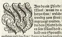 Picture 27 of 34 from Künstlicher Bericht vnd allerzierlichste Beschreybung des edlen, vhesten, vnnd hochberümbten Ehrn Friderici Grisonis Neapolitanischen hochlöblichen Adels : wie die streitbarn Pferdt (durch welche ritterliche Tugendten mehrers thails geübet) zum Ernst vnd ritterlicher Kurtzweil geschickt vnd volkommen zumachen .. (1573), leaf 226