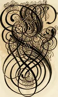 Picture 132 of 149 from Kunstrichtige Schreibart : allerhand Versalie[n] oder AnfangsBuchstabe[n] der teütschen, lateinischen und italianischen Schrifften aus unterschiedlichen Meistern der edlen Schreibkunst zusammen getragen (1655), leaf 128