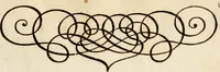An illustration from Kunstrichtige Schreibart : allerhand Versalie[n] oder AnfangsBuchstabe[n] der teütschen, lateinischen und italianischen Schrifften aus unterschiedlichen Meistern der edlen Schreibkunst zusammen getragen (1655)