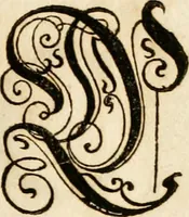 An illustration from Kunstrichtige Schreibart : allerhand Versalie[n] oder AnfangsBuchstabe[n] der teütschen, lateinischen und italianischen Schrifften aus unterschiedlichen Meistern der edlen Schreibkunst zusammen getragen (1655)