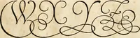 Picture 41 of 149 from Kunstrichtige Schreibart : allerhand Versalie[n] oder AnfangsBuchstabe[n] der teütschen, lateinischen und italianischen Schrifften aus unterschiedlichen Meistern der edlen Schreibkunst zusammen getragen (1655), leaf 32