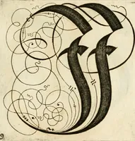 Picture 59 of 149 from Kunstrichtige Schreibart : allerhand Versalie[n] oder AnfangsBuchstabe[n] der teütschen, lateinischen und italianischen Schrifften aus unterschiedlichen Meistern der edlen Schreibkunst zusammen getragen (1655), leaf 50