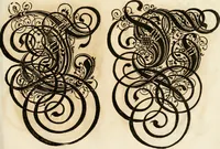 Picture 84 of 149 from Kunstrichtige Schreibart : allerhand Versalie[n] oder AnfangsBuchstabe[n] der teütschen, lateinischen und italianischen Schrifften aus unterschiedlichen Meistern der edlen Schreibkunst zusammen getragen (1655), leaf 64