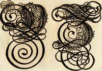 Picture 86 of 149 from Kunstrichtige Schreibart : allerhand Versalie[n] oder AnfangsBuchstabe[n] der teütschen, lateinischen und italianischen Schrifften aus unterschiedlichen Meistern der edlen Schreibkunst zusammen getragen (1655), leaf 66