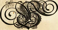 Picture 89 of 149 from Kunstrichtige Schreibart : allerhand Versalie[n] oder AnfangsBuchstabe[n] der teütschen, lateinischen und italianischen Schrifften aus unterschiedlichen Meistern der edlen Schreibkunst zusammen getragen (1655), leaf 68