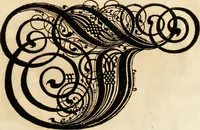Picture 96 of 149 from Kunstrichtige Schreibart : allerhand Versalie[n] oder AnfangsBuchstabe[n] der teütschen, lateinischen und italianischen Schrifften aus unterschiedlichen Meistern der edlen Schreibkunst zusammen getragen (1655), leaf 72