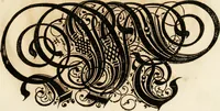An illustration from Kunstrichtige Schreibart : allerhand Versalie[n] oder AnfangsBuchstabe[n] der teütschen, lateinischen und italianischen Schrifften aus unterschiedlichen Meistern der edlen Schreibkunst zusammen getragen (1655)