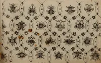 Picture 30 of 50 from Kunst-und Fleiss-übende Nadel-Ergötzungen; oder, neu erfundenes Neh-und Stick-Buch. Worin dem, solche schöne wissenschafftliebendem Frauenzimmer, allerhand, zu vielen Sachen anständige, Muster und Risse, nach der neuesten Façon, zu deren nützlichen Bedienung (1730), leaf 50