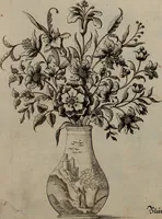 An illustration from Kunst-und Fleiss-übende Nadel-Ergötzungen; oder, neu erfundenes Neh-und Stick-Buch. Worin dem, solche schöne wissenschafftliebendem Frauenzimmer, allerhand, zu vielen Sachen anständige, Muster und Risse, nach der neuesten Façon, zu deren nützlichen Bedienung (1730)