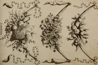 An illustration from Kunst-und Fleiss-übende Nadel-Ergötzungen; oder, neu erfundenes Neh-und Stick-Buch. Worin dem, solche schöne wissenschafftliebendem Frauenzimmer, allerhand, zu vielen Sachen anständige, Muster und Risse, nach der neuesten Façon, zu deren nützlichen Bedienung (1730)
