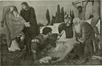 An illustration from Kunst und Religion; ein Versuch über die Möglichkeit neuer religiöser Kunst (1919)