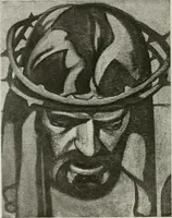 An illustration from Kunst und Religion; ein Versuch über die Möglichkeit neuer religiöser Kunst (1919)