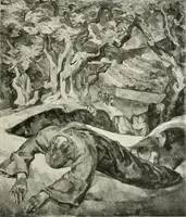 An illustration from Kunst und Religion; ein Versuch über die Möglichkeit neuer religiöser Kunst (1919)