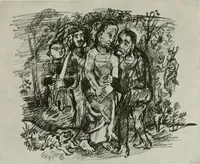 An illustration from Kunst und Religion; ein Versuch über die Möglichkeit neuer religiöser Kunst (1919)