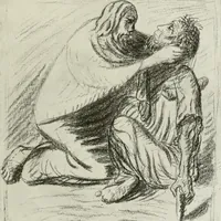 An illustration from Kunst und Religion; ein Versuch über die Möglichkeit neuer religiöser Kunst (1919)