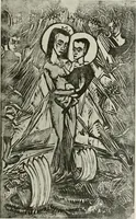 An illustration from Kunst und Religion; ein Versuch über die Möglichkeit neuer religiöser Kunst (1919)