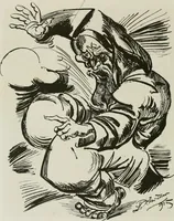 An illustration from Kunst und Religion; ein Versuch über die Möglichkeit neuer religiöser Kunst (1919)