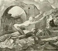 An illustration from Kunst und Religion : ein Versuch über die Möglichkeit neuer religiöser Kunst (1919)