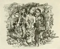An illustration from Kunst und Religion : ein Versuch über die Möglichkeit neuer religiöser Kunst (1919)