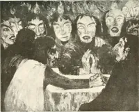 An illustration from Kunst und Religion : ein Versuch über die Möglichkeit neuer religiöser Kunst (1919)