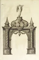 An illustration from Kurtze vnd eygentliche Beschreibung dess jenigen, so bey der Verlöbnus, Heimführ- vnd Vermählung dess durchleuchtigsten Fürsten vnd Herrn, Herrn Caroli, Pfaltzgrafens bey Rhein vnd Chur-Printzens, Hertzogen in Bayern &c. mit der auch durchleuchtigsten Fürstin vnd Frauen, Fraven Wilhelmina Ernestina, geborner königl. Erb-Princessin zu Dennemarck, Norwegen, der Wenden vnd Gothen, Hertzogin zu Schlesswig, Hollstein, Stormarren vnd der Ditmarschen, Gräfin zu Oldenburg vnd Delmenhhorst &c. vorgangen : mit beygefügten vnterschiedlichen Kupfferstücken, Emblematibus, auch gehaltenen Orationen, vnd auffgesetzten Ehren-Gedichten (1672)