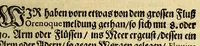 Picture 7 of 11 from Kurtze wunderbare Beschreibung, dess Goldreichen Königreichs Guianae in America oder newen Welt, vnder der Linea Aequinoctiali gelegen: so neulich Anno 1594. 1595. vnd 1596. von dem wolgebornen Herrn, Herrn Walthero Ralegh einem englischen Ritter, besucht worden: : erstlich auss befehl seiner Gnaden in zweyen Büchlein beschrieben, daraus Iodocus Hondius, ein schöne Land Taffel, mit einer niderländischen Erklärung gemacht. Jetzt aber ins Hochteutsch gebracht, vnd auss vnterschiedlichen Authoribus erkläret (1601), leaf 23
