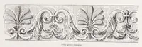 An illustration from L' Ornement Polychrome Cent Planches Color lithograph Albert-Charles-Auguste Racinet (1880)