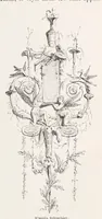 An illustration from L' Ornement Polychrome Cent Planches Color lithograph Albert-Charles-Auguste Racinet (1880)