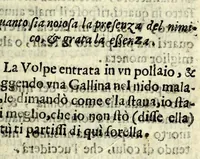 An illustration from La barca da Padoua : ove si raccontano da passaggieri fauole, motti, sentenze, burle : con noua aggionta (1663)