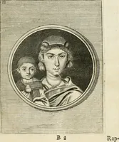 An illustration from La bolla d'oro de' fanciulli nobili romani e quella de' libertini : ed altre singolarità spettanti a' mausolei nuovamente scopertisi : brevemente spiegate, e divise in II. parti (1732)