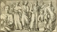 An illustration from La bolla d'oro de' fanciulli nobili romani e quella de' libertini : ed altre singolarità spettanti a' mausolei nuovamente scopertisi : brevemente spiegate, e divise in II. parti (1732)