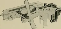 An illustration from Labor-saving looms : a brief treatise on plain weaving and the recent improvements in that line, with special reference to the Northrop looms manufactured by Draper Company, Hopedale, Mass., U.S.A (1905)