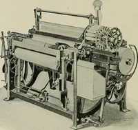 Picture 34 of 60 from Labor-saving looms : a brief treatise on plain weaving and the recent improvements in that line, with special reference to the Northrop looms manufactured by Draper Company, Hopedale, Mass., U.S.A (1905), leaf 87