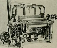 Picture 38 of 60 from Labor-saving looms : a brief treatise on plain weaving and the recent improvements in that line, with special reference to the Northrop looms manufactured by Draper Company, Hopedale, Mass., U.S.A (1905), leaf 91