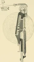 An illustration from Labor-saving looms : a brief treatise on plain weaving and the recent improvements in that line, with special reference to the Northrup looms manufactured by Draper company, Hopedale, Mass., U. S. A. (1904)