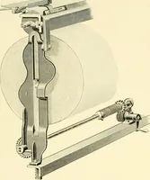 An illustration from Labor-saving looms : a brief treatise on plain weaving and the recent improvements in that line, with special reference to the Northrup looms manufactured by Draper company, Hopedale, Mass., U. S. A. (1904)