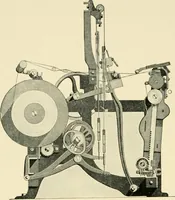 An illustration from Labor-saving looms : a brief treatise on plain weaving and the recent improvements in that line, with special reference to the Northrup looms manufactured by Draper company, Hopedale, Mass., U. S. A. (1904)