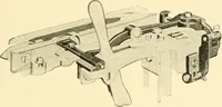 An illustration from Labor-saving looms : a brief treatise on plain weaving and the recent improvements in that line, with special reference to the Northrup looms manufactured by Draper company, Hopedale, Mass., U. S. A. (1904)