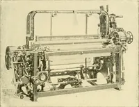 An illustration from Labor-saving looms : a brief treatise on plain weaving and the recent improvements in that line, with special reference to the Northrup looms manufactured by Draper company, Hopedale, Mass., U. S. A. (1904)
